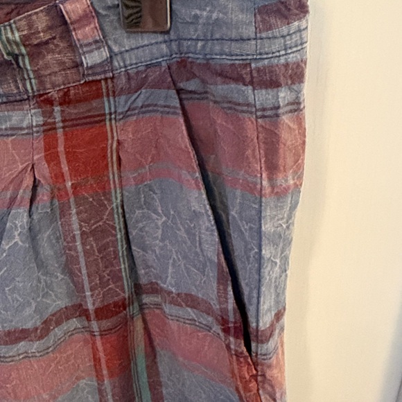 Madras Checker Wide-Leg Pants - Picture 5 of 11